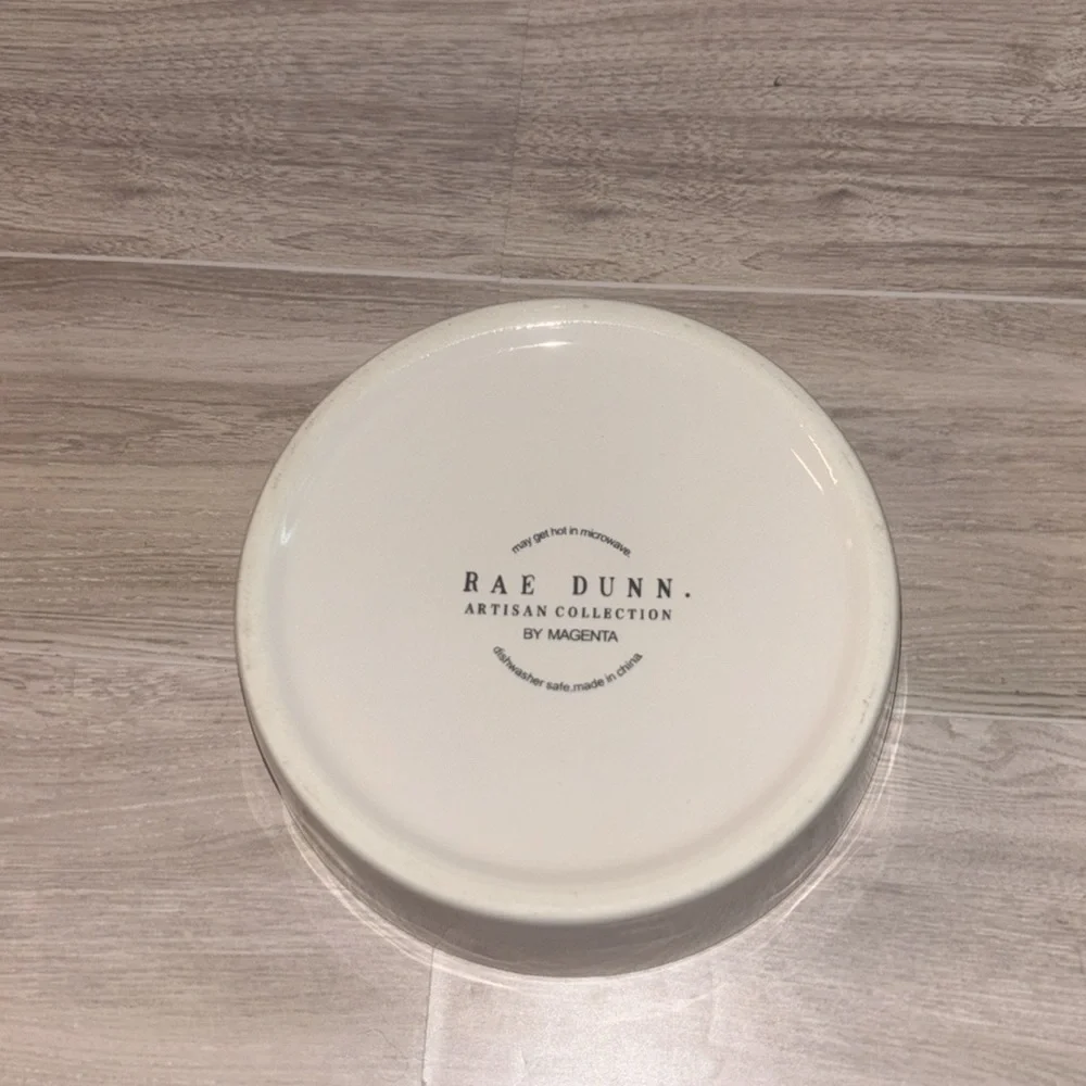 Rae Dunn Halloween Happy Meowoween Pet Dish